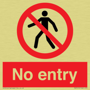 No entry